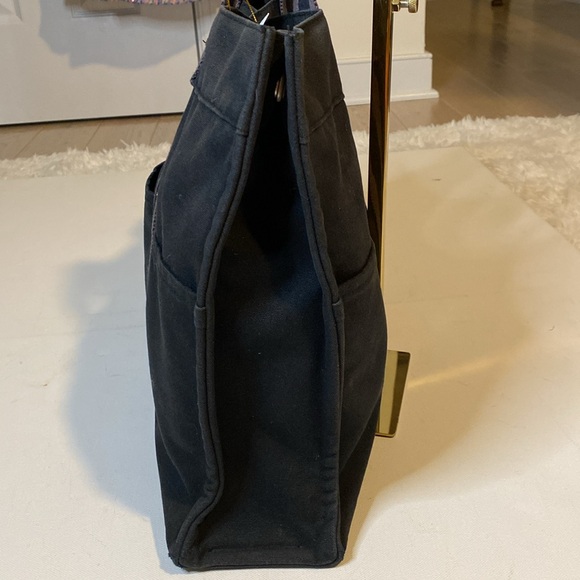 Hermes Black Canvas Fourre Tout Tote - Picture 3 of 10